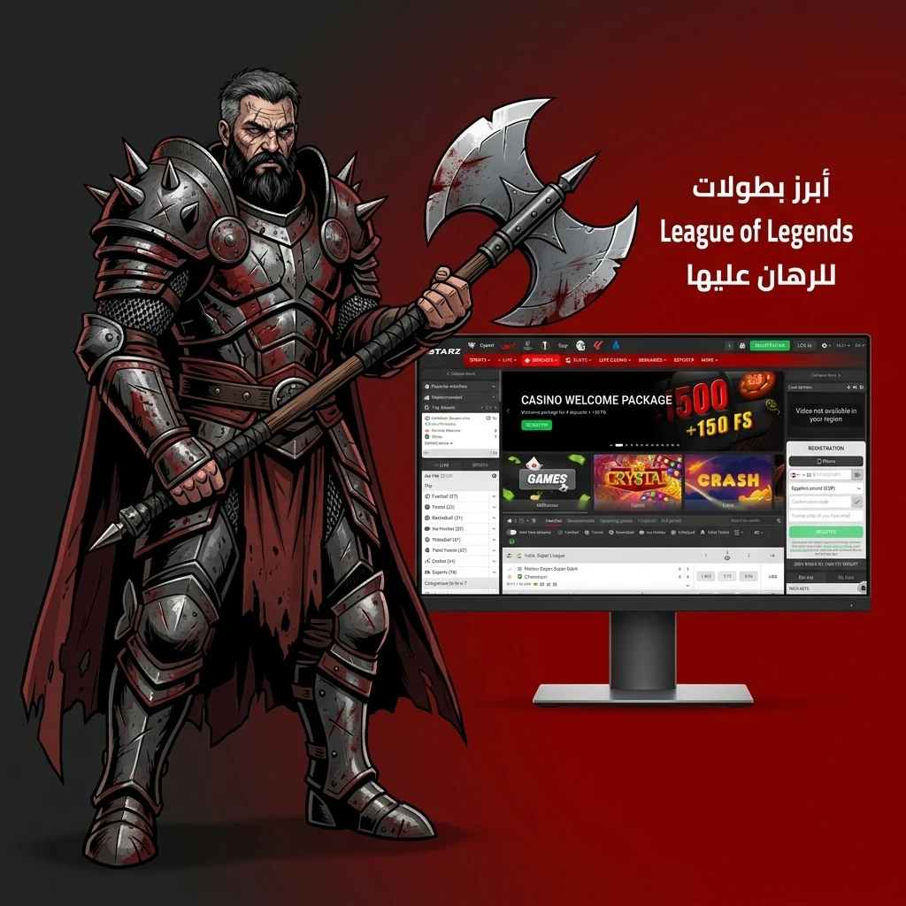 بطولات League of Legends الكبرى للرهان: Worlds وMSI وLCK وLPL وLEC وEWC